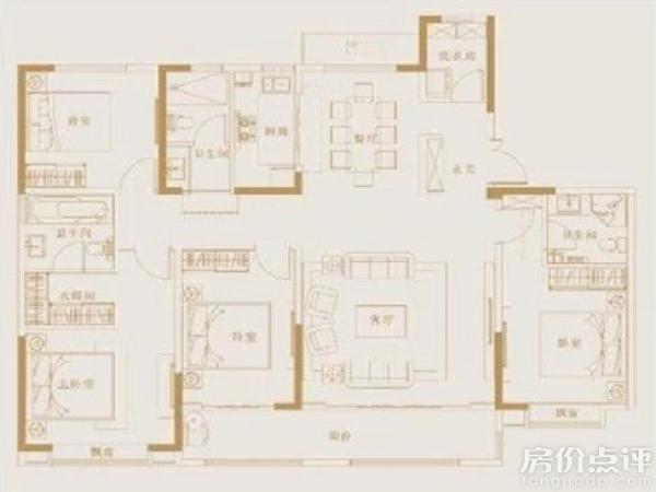 户型图-璟悦府170㎡
